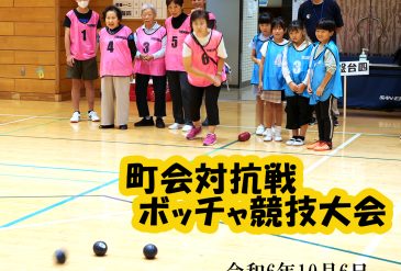 ボッチャ町会対抗競技大会